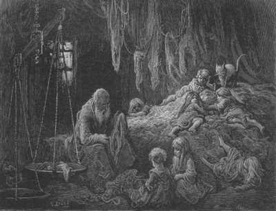 Innenszene von Gustave after Dore